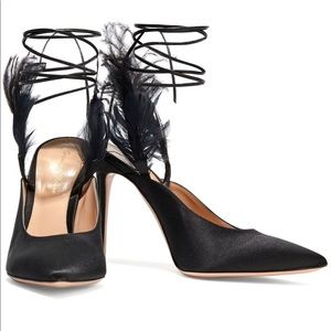 Gianvito Rossi Black “Eden” Heeled Pumps NIB (Size: EU 37.5, US 7/7.5)